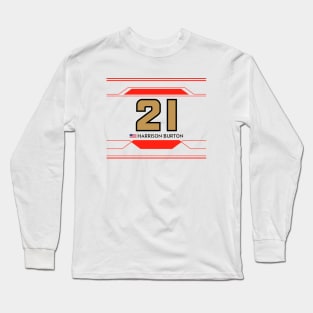 Harrison Burton #21 2023 NASCAR Design Long Sleeve T-Shirt